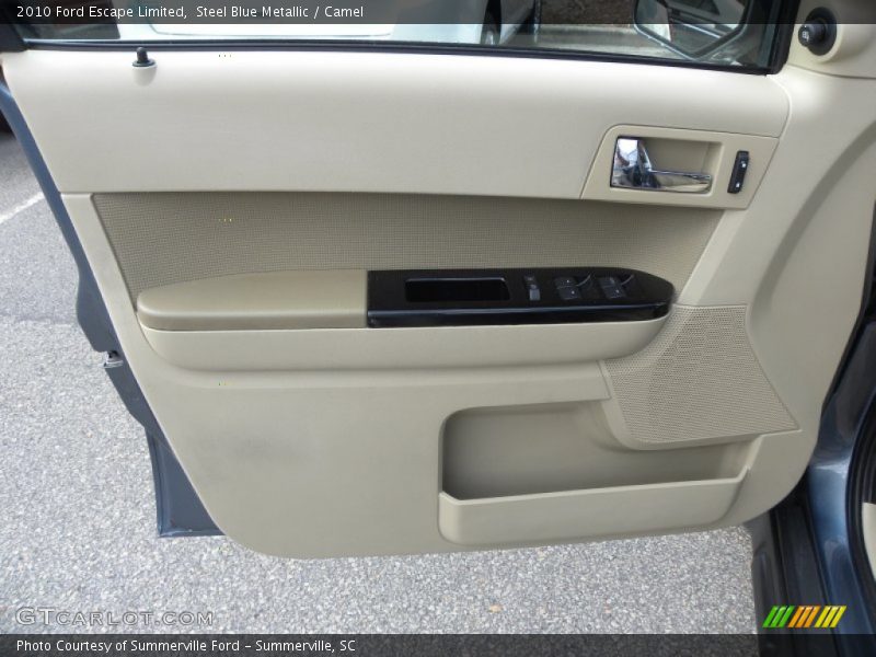 Steel Blue Metallic / Camel 2010 Ford Escape Limited