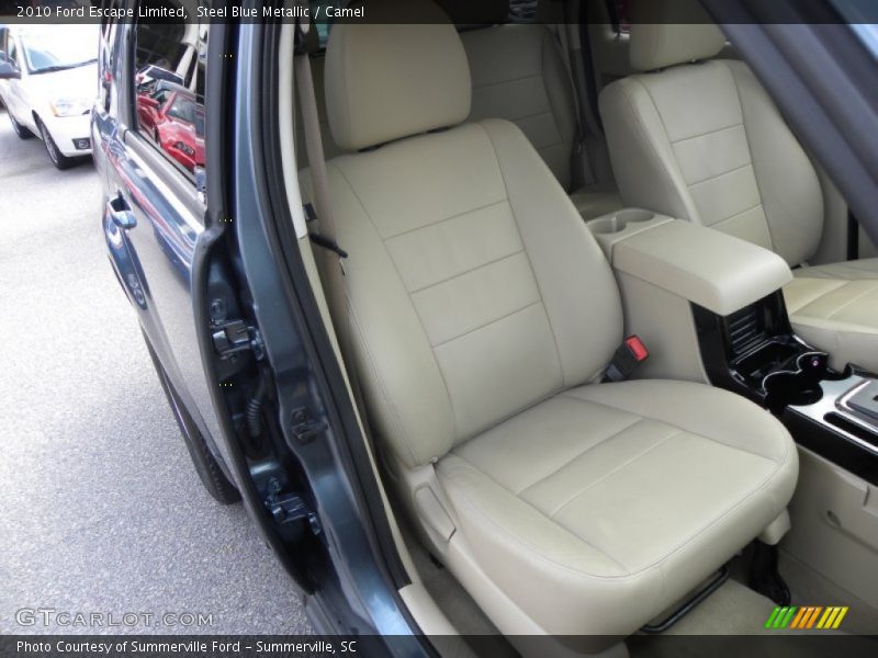 Steel Blue Metallic / Camel 2010 Ford Escape Limited