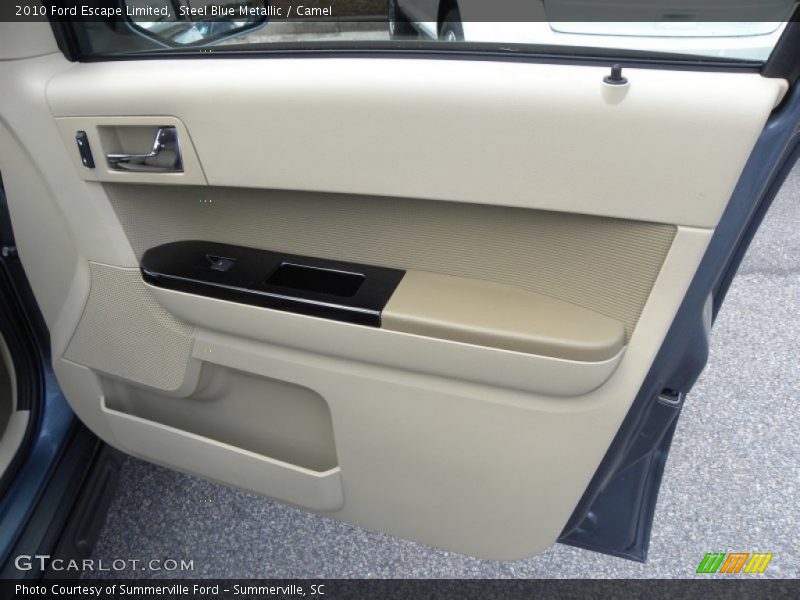 Steel Blue Metallic / Camel 2010 Ford Escape Limited