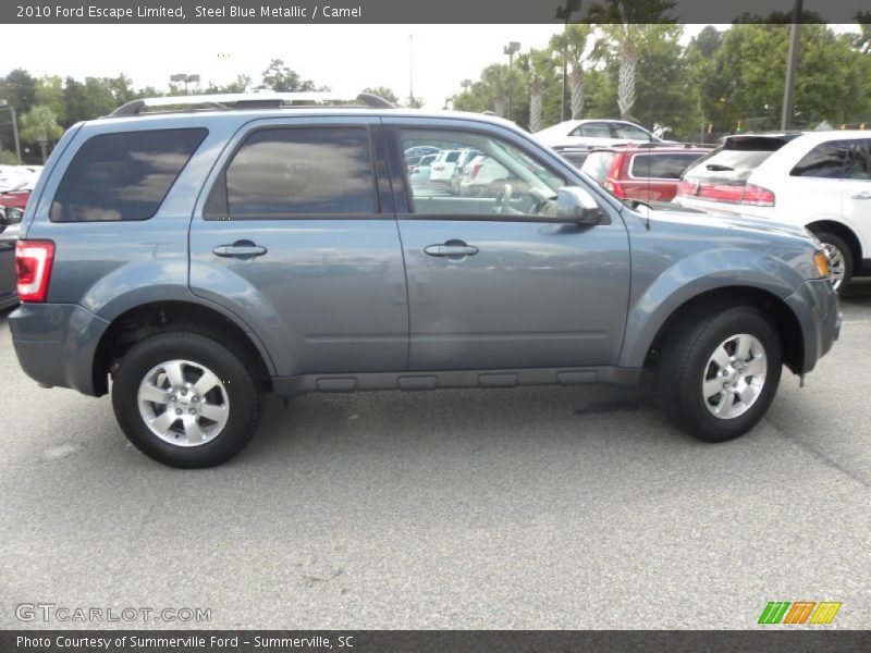 Steel Blue Metallic / Camel 2010 Ford Escape Limited