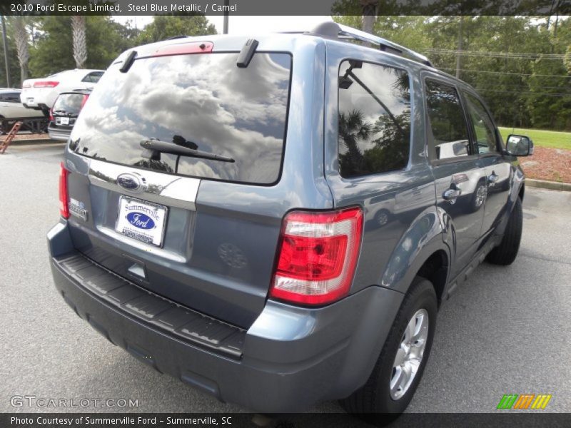 Steel Blue Metallic / Camel 2010 Ford Escape Limited