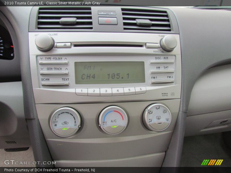 Classic Silver Metallic / Ash Gray 2010 Toyota Camry LE