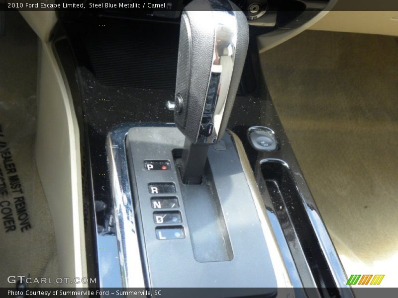 Steel Blue Metallic / Camel 2010 Ford Escape Limited