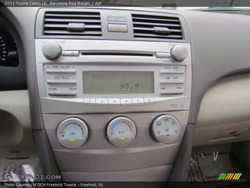 Barcelona Red Metallic / Ash 2011 Toyota Camry LE