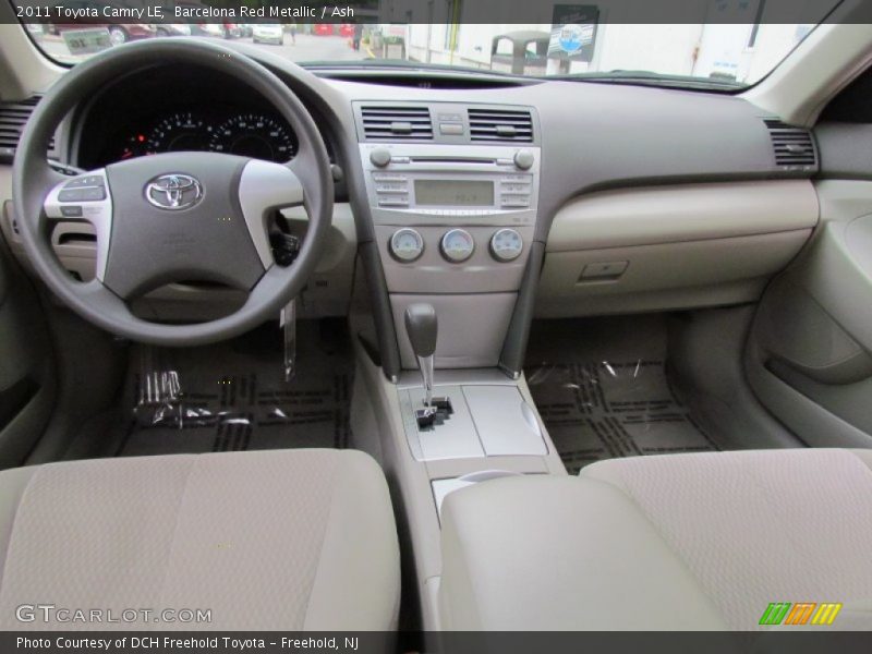 Barcelona Red Metallic / Ash 2011 Toyota Camry LE