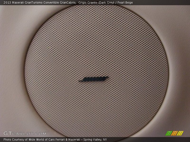 Grigio Granito (Dark Grey) / Pearl Beige 2013 Maserati GranTurismo Convertible GranCabrio