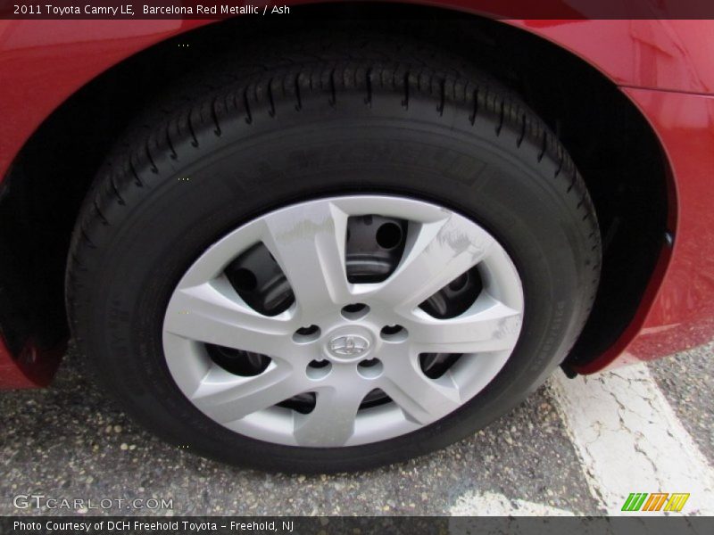 Barcelona Red Metallic / Ash 2011 Toyota Camry LE