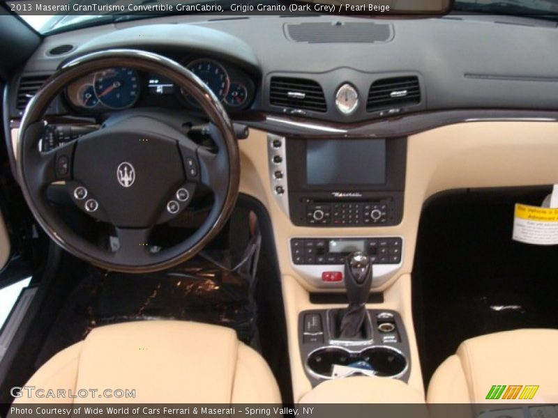 Grigio Granito (Dark Grey) / Pearl Beige 2013 Maserati GranTurismo Convertible GranCabrio