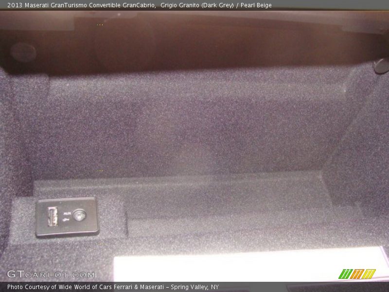 Grigio Granito (Dark Grey) / Pearl Beige 2013 Maserati GranTurismo Convertible GranCabrio