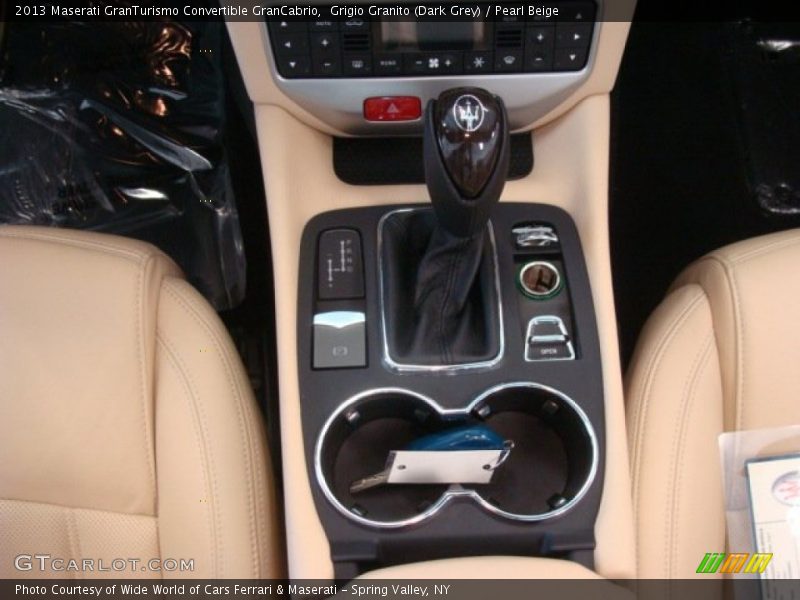 Grigio Granito (Dark Grey) / Pearl Beige 2013 Maserati GranTurismo Convertible GranCabrio
