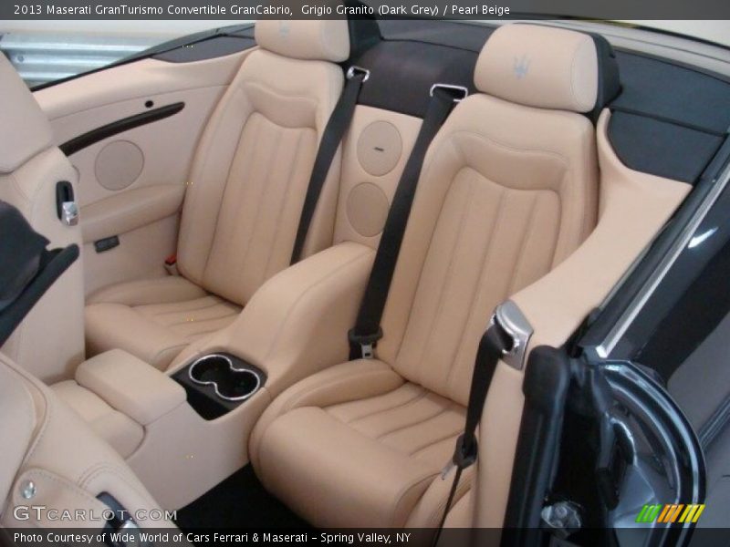 Rear Seat of 2013 GranTurismo Convertible GranCabrio