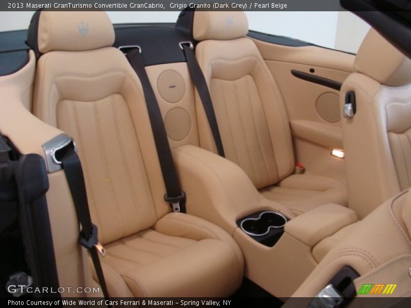 Rear Seat of 2013 GranTurismo Convertible GranCabrio