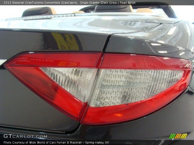 Grigio Granito (Dark Grey) / Pearl Beige 2013 Maserati GranTurismo Convertible GranCabrio