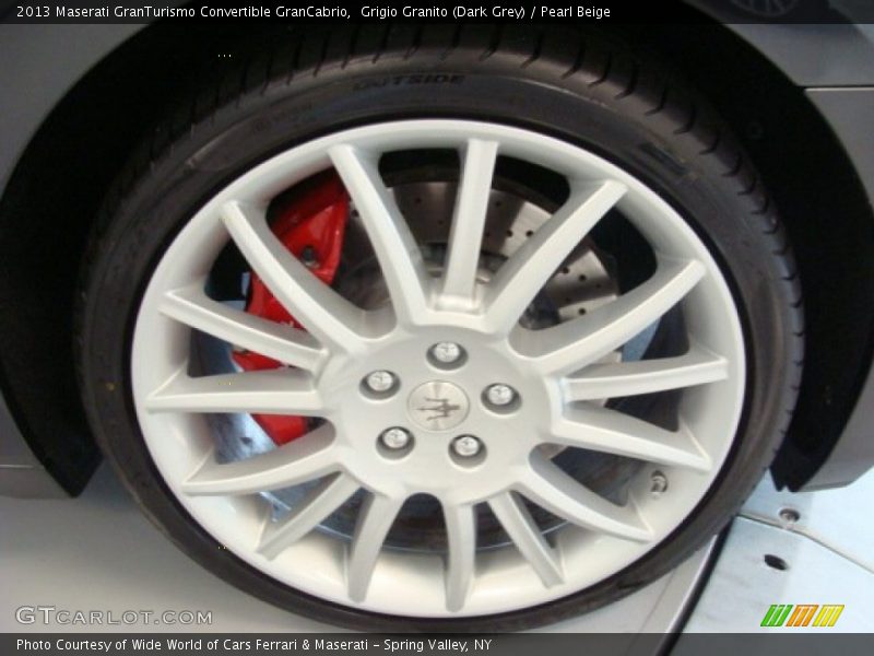 Grigio Granito (Dark Grey) / Pearl Beige 2013 Maserati GranTurismo Convertible GranCabrio