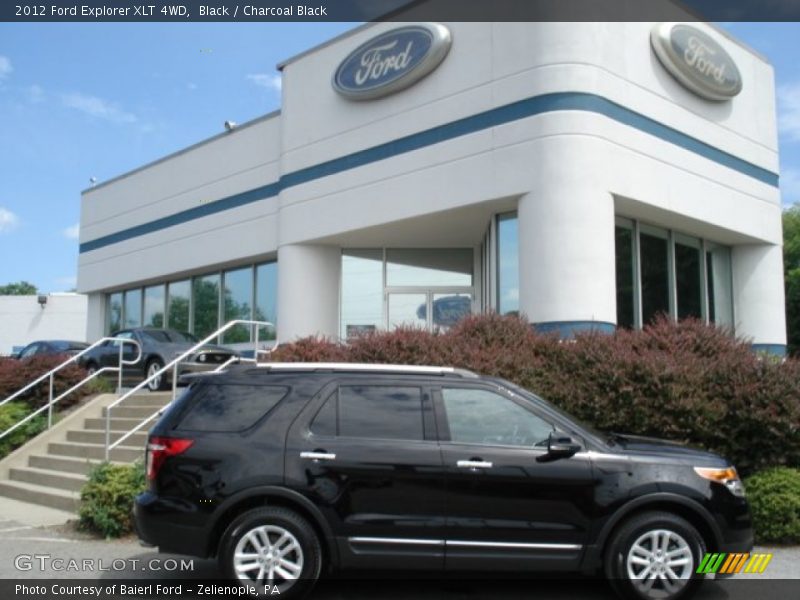 Black / Charcoal Black 2012 Ford Explorer XLT 4WD