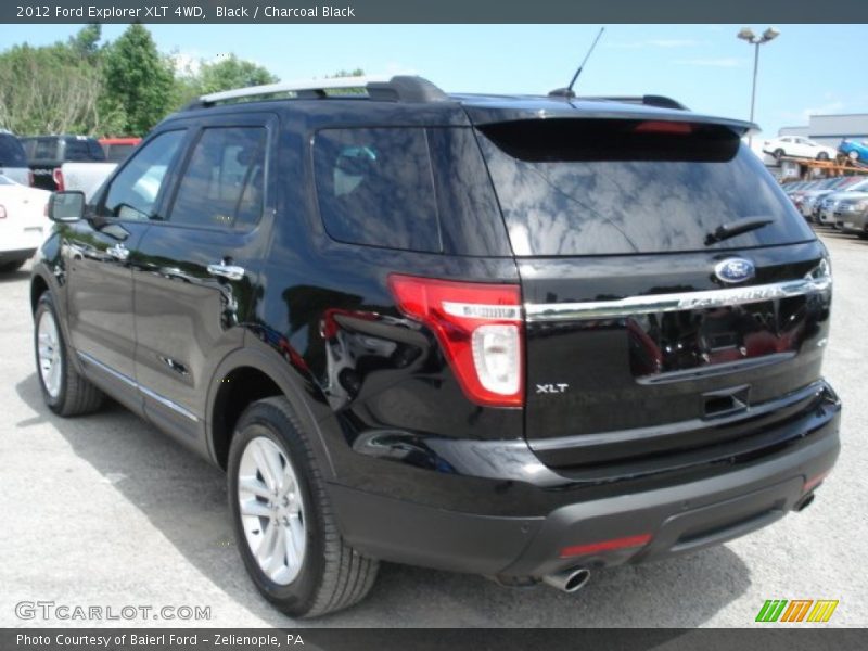 Black / Charcoal Black 2012 Ford Explorer XLT 4WD