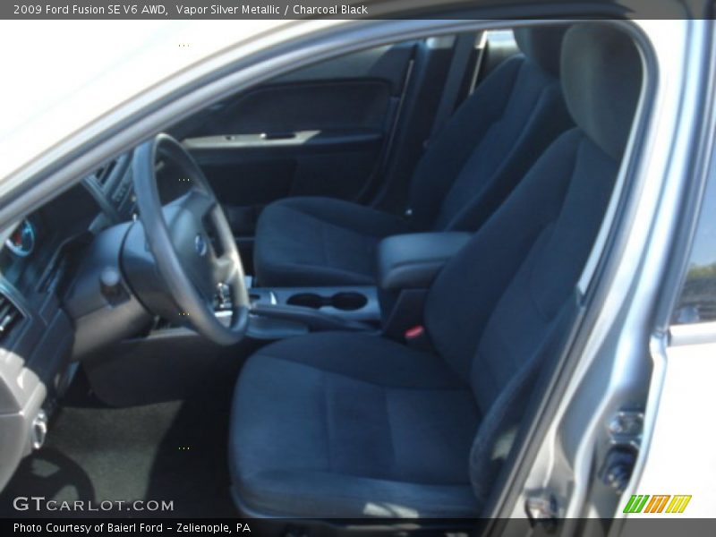 Vapor Silver Metallic / Charcoal Black 2009 Ford Fusion SE V6 AWD