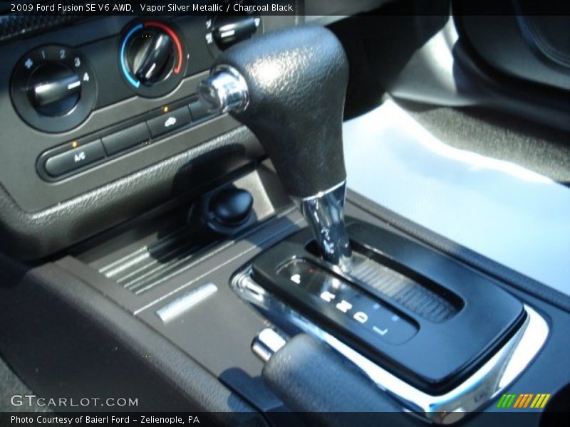 Vapor Silver Metallic / Charcoal Black 2009 Ford Fusion SE V6 AWD