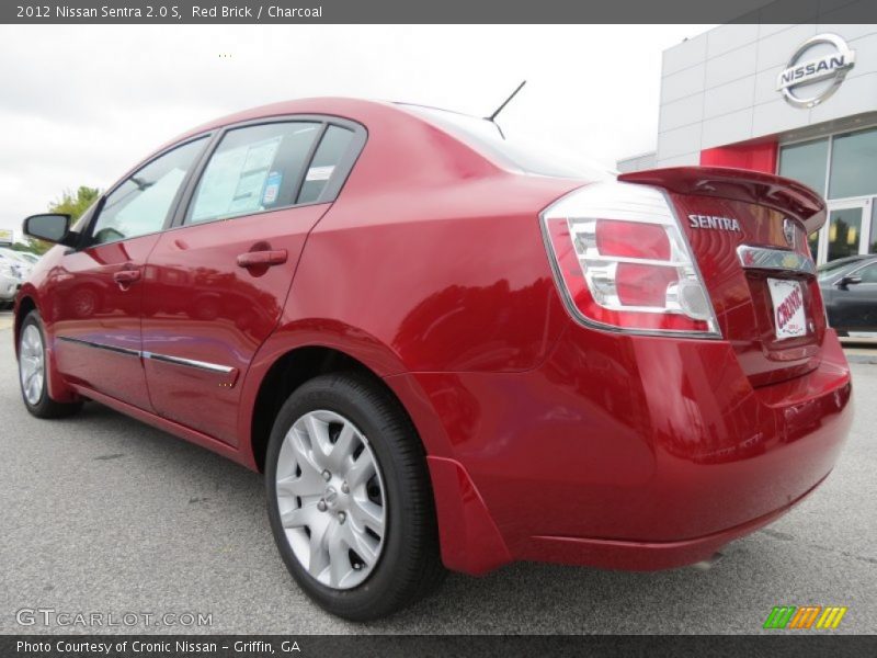 Red Brick / Charcoal 2012 Nissan Sentra 2.0 S