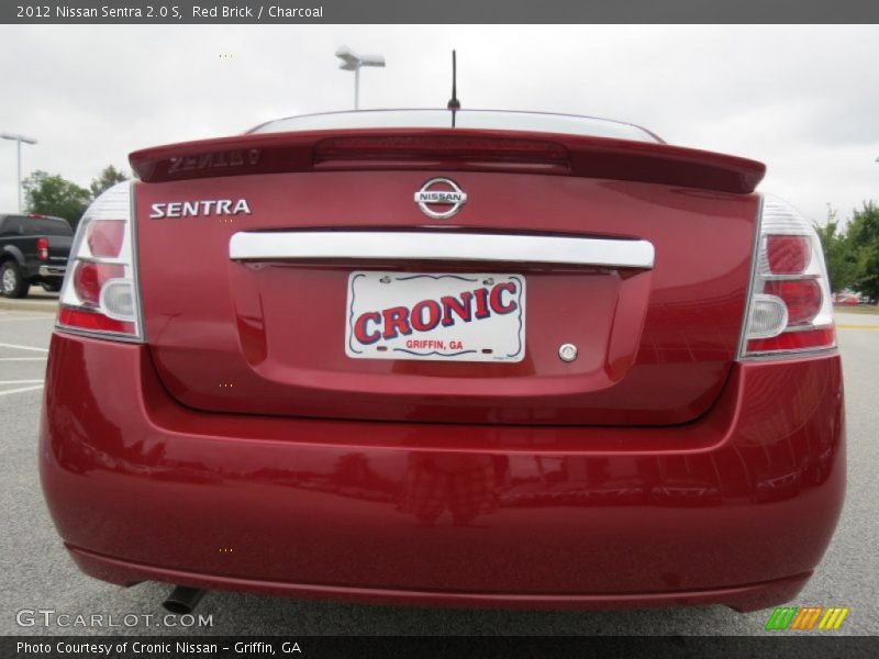Red Brick / Charcoal 2012 Nissan Sentra 2.0 S
