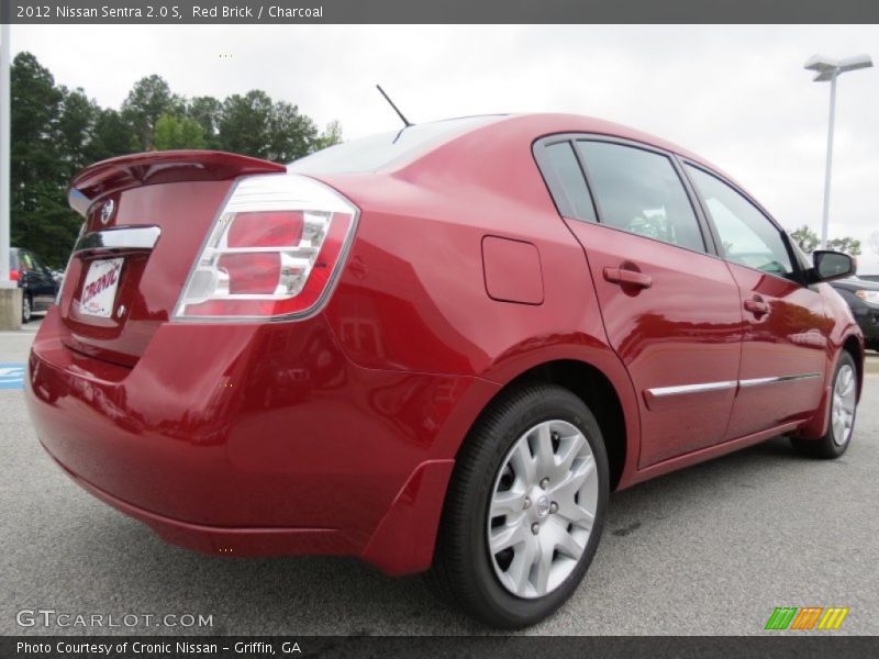 Red Brick / Charcoal 2012 Nissan Sentra 2.0 S