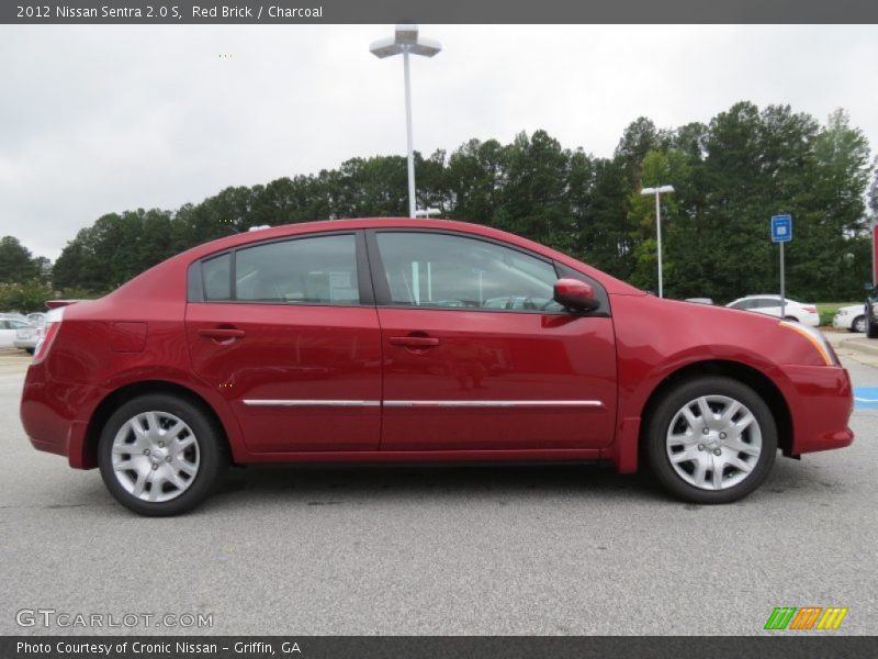Red Brick / Charcoal 2012 Nissan Sentra 2.0 S