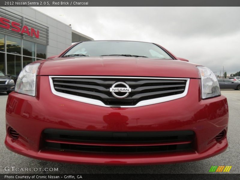 Red Brick / Charcoal 2012 Nissan Sentra 2.0 S