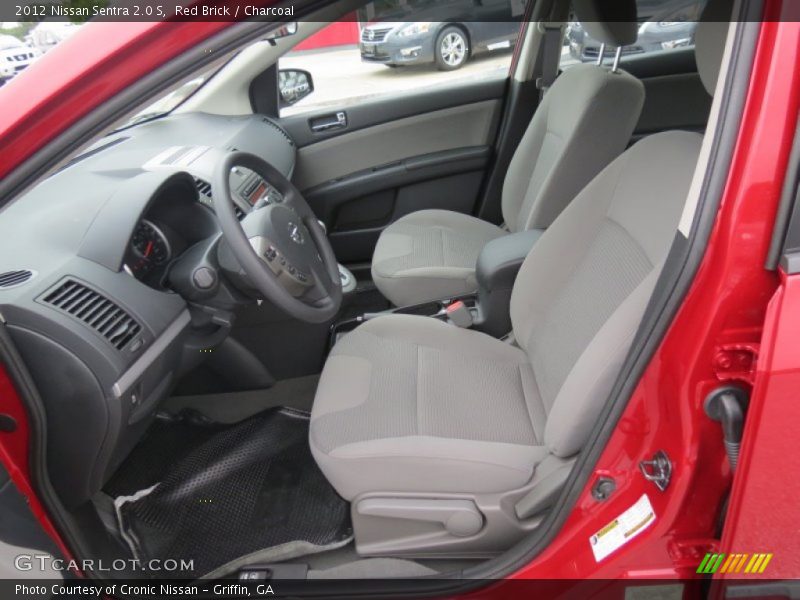 Red Brick / Charcoal 2012 Nissan Sentra 2.0 S