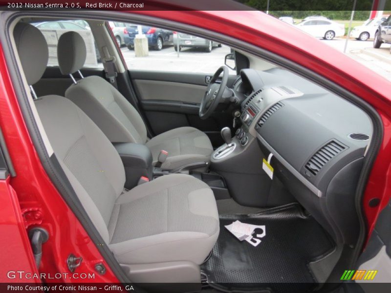 Red Brick / Charcoal 2012 Nissan Sentra 2.0 S