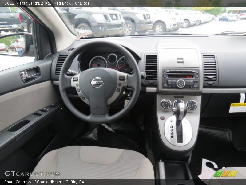 Red Brick / Charcoal 2012 Nissan Sentra 2.0 S
