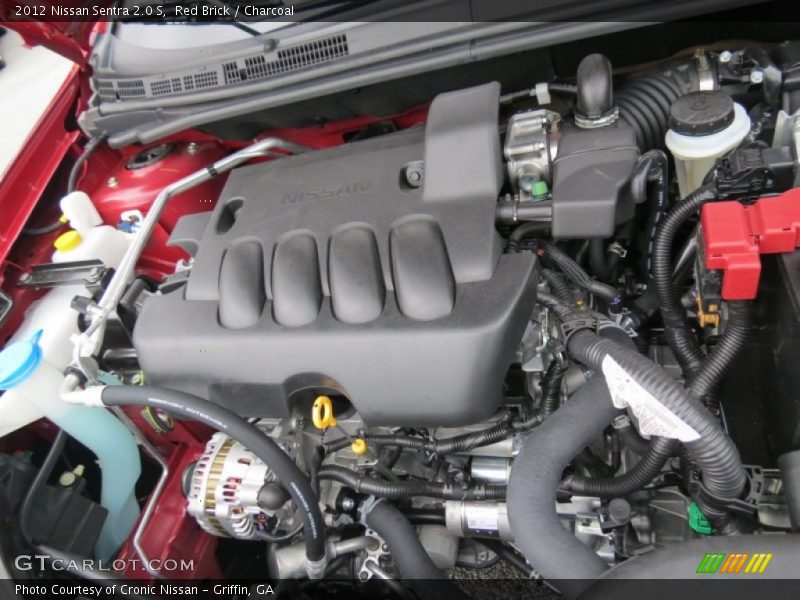 Red Brick / Charcoal 2012 Nissan Sentra 2.0 S