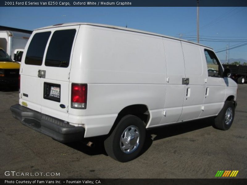 Oxford White / Medium Graphite 2001 Ford E Series Van E250 Cargo