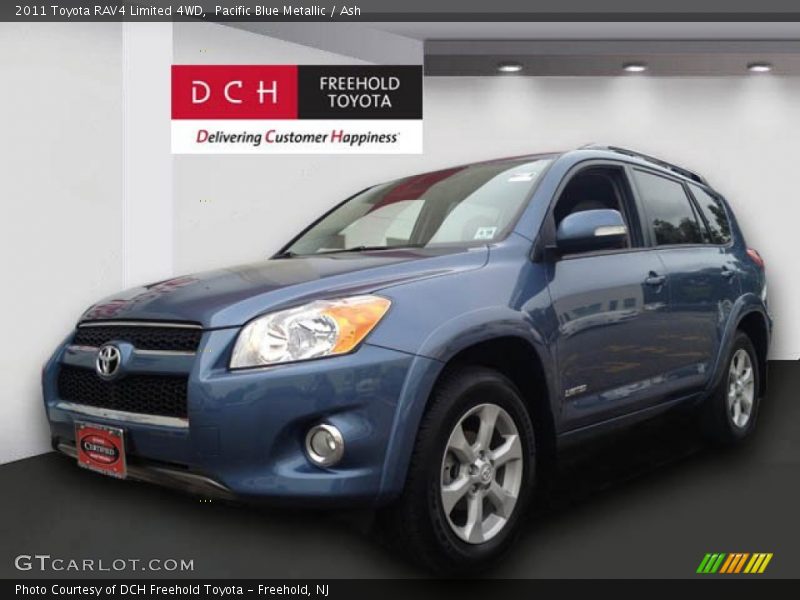 Pacific Blue Metallic / Ash 2011 Toyota RAV4 Limited 4WD