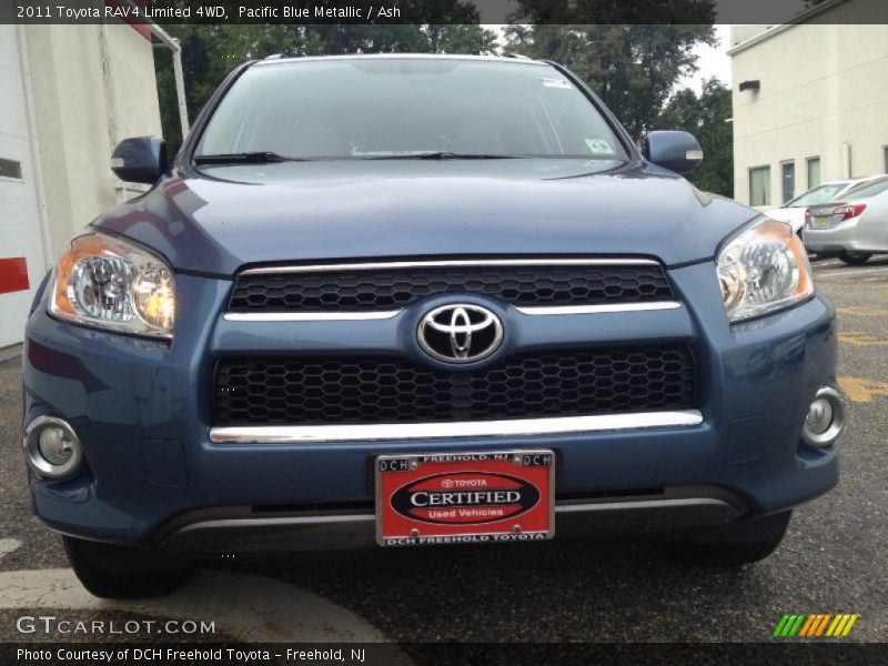 Pacific Blue Metallic / Ash 2011 Toyota RAV4 Limited 4WD