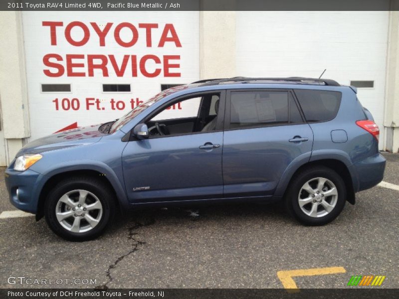 Pacific Blue Metallic / Ash 2011 Toyota RAV4 Limited 4WD