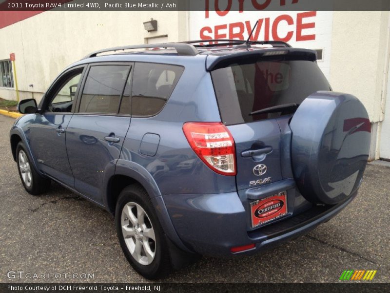 Pacific Blue Metallic / Ash 2011 Toyota RAV4 Limited 4WD