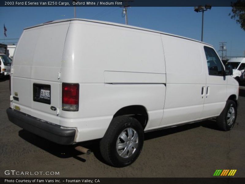 Oxford White / Medium Flint 2003 Ford E Series Van E250 Cargo