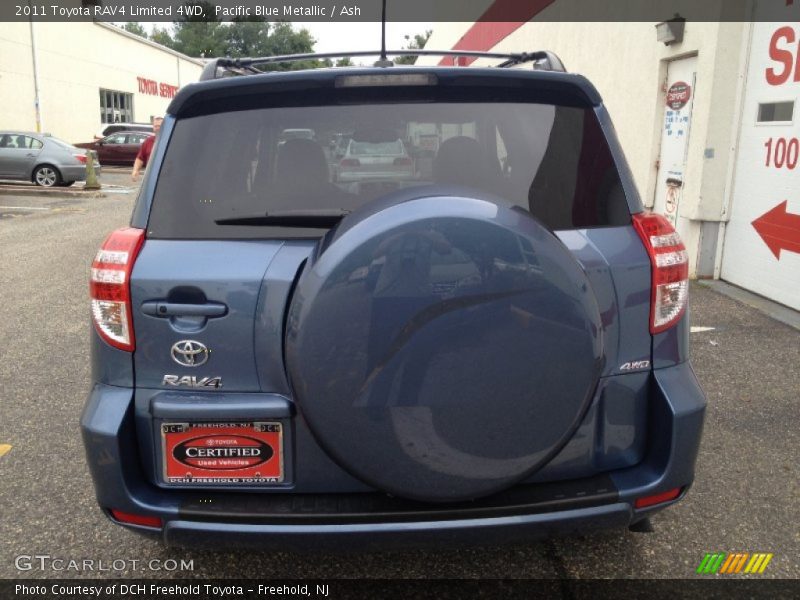 Pacific Blue Metallic / Ash 2011 Toyota RAV4 Limited 4WD
