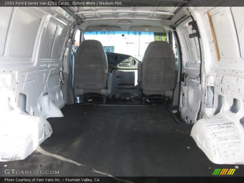 Oxford White / Medium Flint 2003 Ford E Series Van E250 Cargo