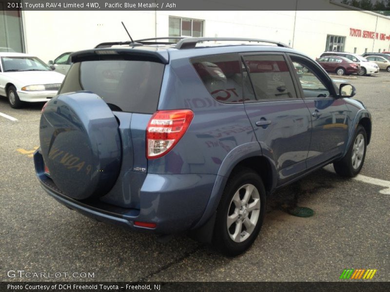 Pacific Blue Metallic / Ash 2011 Toyota RAV4 Limited 4WD