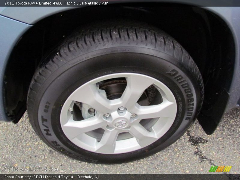 Pacific Blue Metallic / Ash 2011 Toyota RAV4 Limited 4WD