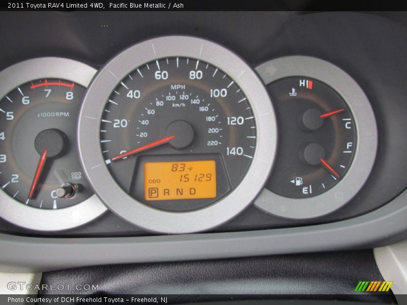 Pacific Blue Metallic / Ash 2011 Toyota RAV4 Limited 4WD