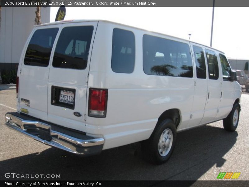 Oxford White / Medium Flint Grey 2006 Ford E Series Van E350 XLT 15 Passenger