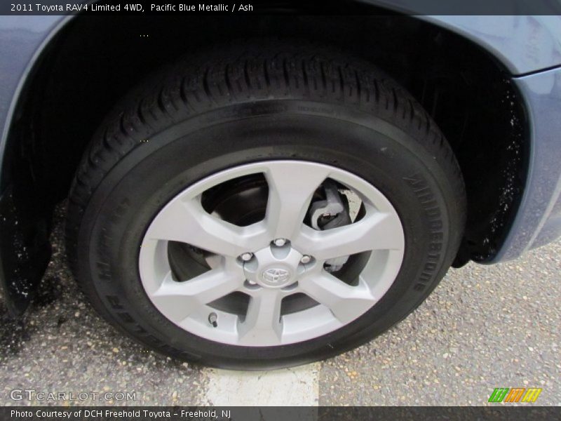 Pacific Blue Metallic / Ash 2011 Toyota RAV4 Limited 4WD