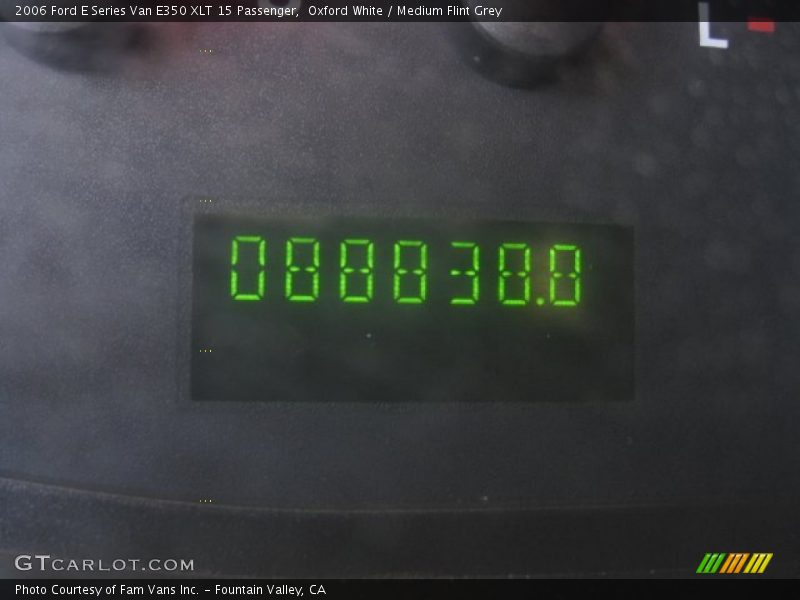 Oxford White / Medium Flint Grey 2006 Ford E Series Van E350 XLT 15 Passenger