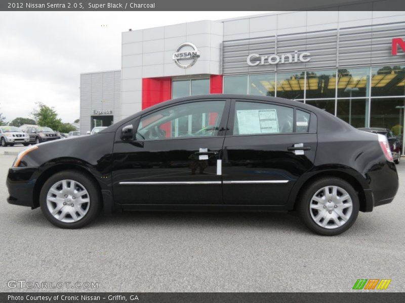 Super Black / Charcoal 2012 Nissan Sentra 2.0 S