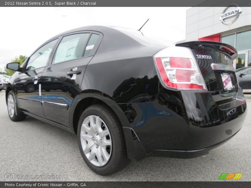 Super Black / Charcoal 2012 Nissan Sentra 2.0 S