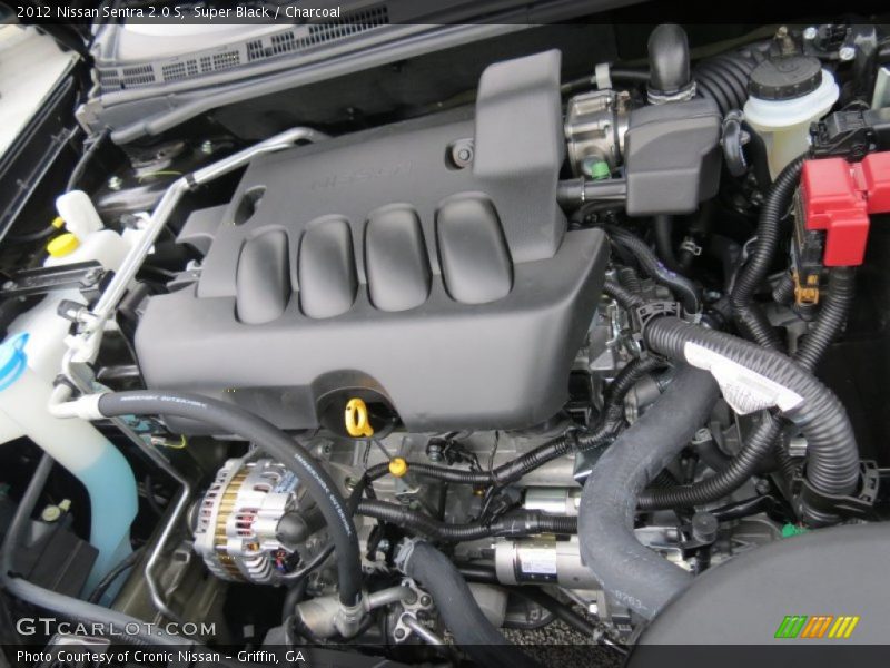 Super Black / Charcoal 2012 Nissan Sentra 2.0 S