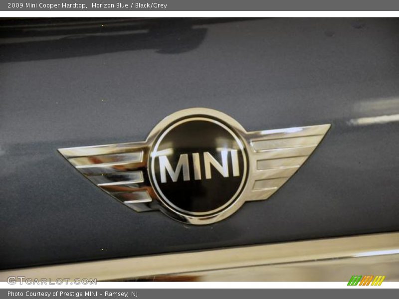 Horizon Blue / Black/Grey 2009 Mini Cooper Hardtop