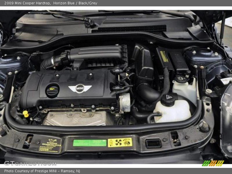 Horizon Blue / Black/Grey 2009 Mini Cooper Hardtop
